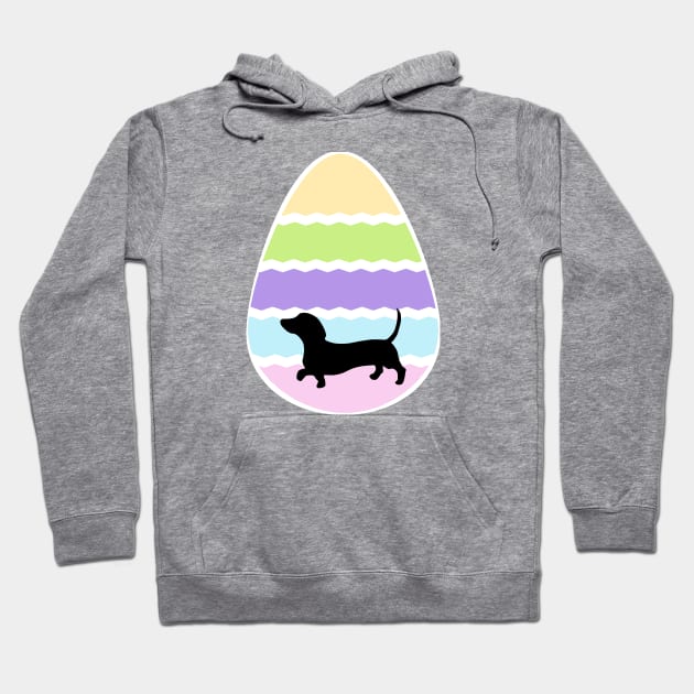 Easter Egg Dachshund Hoodie by KarmicKal